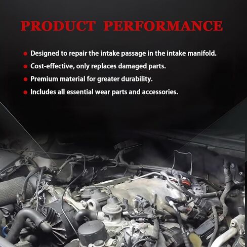 طقم إصلاح عداء رفرف الهواء المنوع المتوافق مع مرسيدس بنز C230 C280 C300 CLK350 E350 GLK350 GL450 ML350 R350 SLK280 SLK350، يستبدل 2721402401 2721402001 in Kuwait
