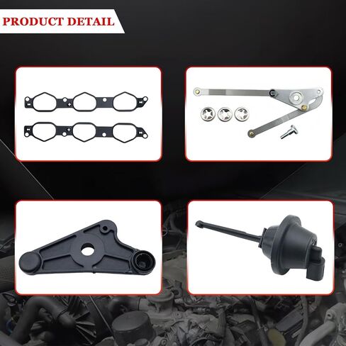 طقم إصلاح عداء رفرف الهواء المنوع المتوافق مع مرسيدس بنز C230 C280 C300 CLK350 E350 GLK350 GL450 ML350 R350 SLK280 SLK350، يستبدل 2721402401 2721402001 in Kuwait