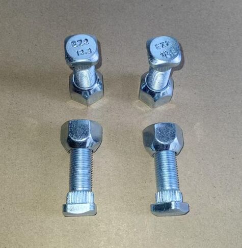 4pcs Wheel Hub Lug Bolts or Brake Drum Studs 19862G2 1/2-20 Thread 43.8mm UHL & Lug Nuts Replacement for 1982-2024 EZGO G/E Golf Carts Front or Rear in Saudi Arabia