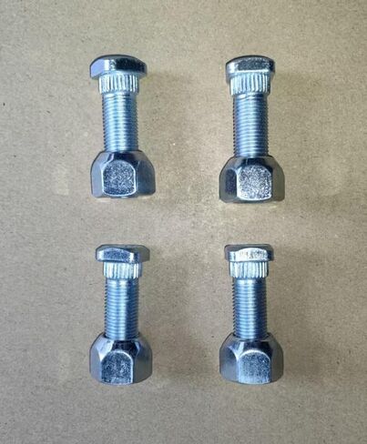 4pcs Wheel Hub Lug Bolts or Brake Drum Studs 19862G2 1/2-20 Thread 43.8mm UHL & Lug Nuts Replacement for 1982-2024 EZGO G/E Golf Carts Front or Rear in Saudi Arabia