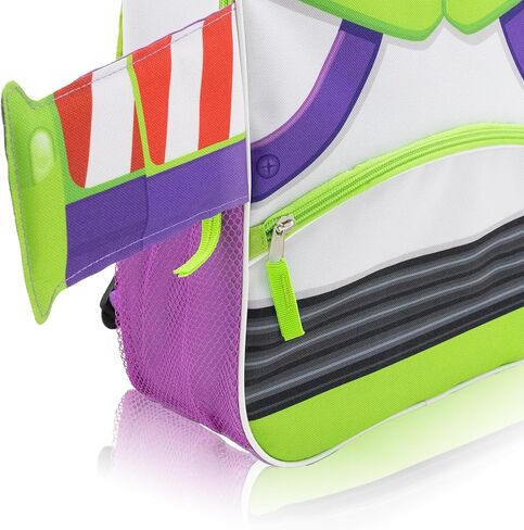 Disney Pixar Buzz Lightyear Backpack for Kids | Toy Story School Bookbag with Front Pocket, Padded Straps & Wing Appliques | Lightweight Travel Backpack for Boys, Girls, or Teens | 16" | Ages 3+ in Saudi Arabia