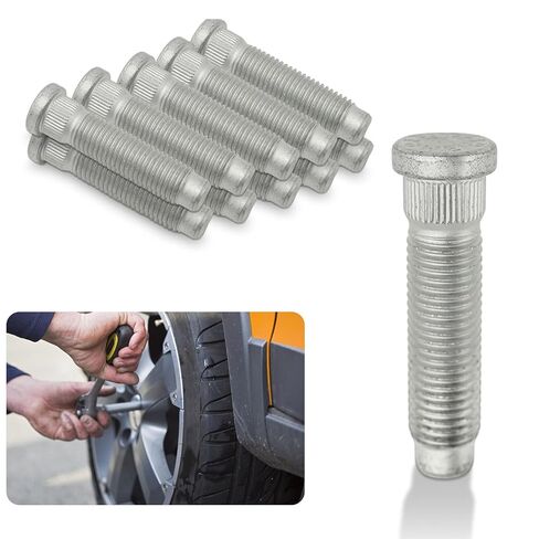 10 PCs M12-1.50 Wheel Studs, Replacement for Chevrolet Equinox Malibu Impala Monte Carlo S10 Buick GMC Envoy (Front or Rear Side) in Saudi Arabia