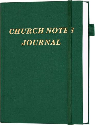 JUBTIC Church Notes Journal & Sermon Notes Notebook - دفتر ملاحظات مسيحي موجه لتدوين الملاحظات، آيات الخطبة/الكتاب المقدس/الكتاب المقدس/التطبيق، هدايا مسيحية للرجال والنساء (وردي) in Kuwait