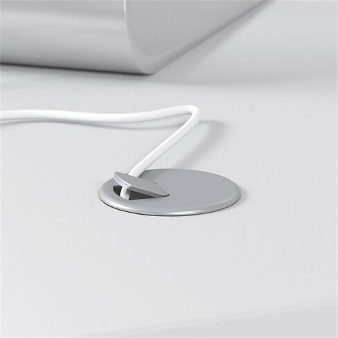 Scranton & Co 60" x 30" Contemporary Engineered Wood Computer Desk, White Finish, Thermally Fused Laminate, Cable Management, Modern Professional Office Desk, Durable Workstation in Kuwait