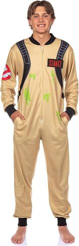 Mad Engine Ghostbusters Jumpsuit Union Suit Adult Costume One Piece Cosplay Pajama Sleepwear in Saudi Arabia