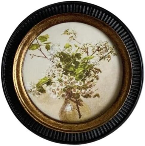 Antique European Resin Photo Frame and Vintage Horse Statue Figurines Ornate Wall Hanging Picture Display Sculpture for Bedroom Office Home Decor in Saudi Arabia