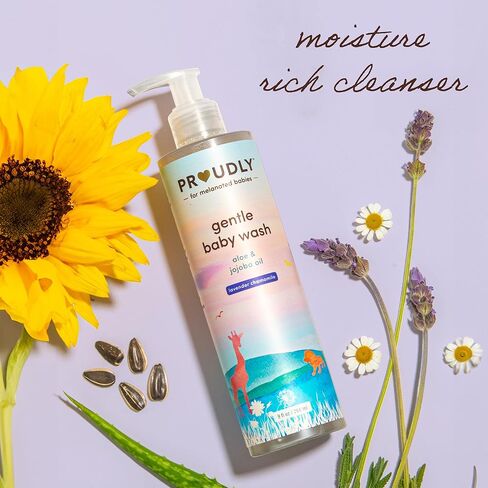 غسول استحمام وصابون حمام لطيف للأطفال - بابونج اللافندر المهدئ للأطفال الرضع الذين يعانون من الجفاف والحساسة - رغوة خفيفة، مرطب بزيت الجوجوبا والصبار - غسول جسم طبيعي للأطفال للبشرة الحساسة - 27oz in Kuwait