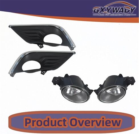 استبدال GXYWADY لمصابيح الضباب الأمامية المصد الأمامي 2016-2018 Altima Clear Len Driver الأيسر والجانب الأيمن للركاب لاستبدال 261558990A 261508990A مصابيح الضباب للقيادة in Saudi Arabia