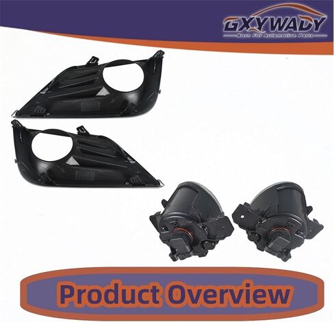 استبدال GXYWADY لمصابيح الضباب الأمامية المصد الأمامي 2016-2018 Altima Clear Len Driver الأيسر والجانب الأيمن للركاب لاستبدال 261558990A 261508990A مصابيح الضباب للقيادة in Saudi Arabia