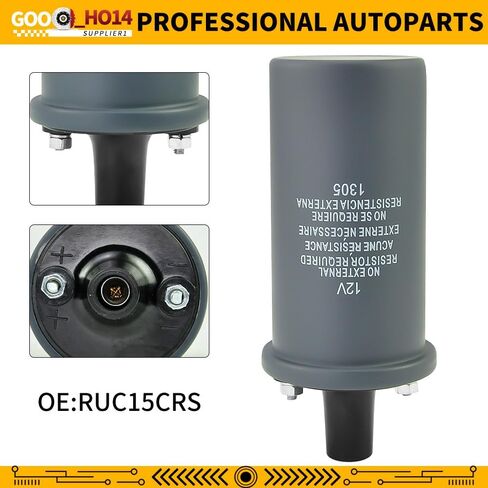 12V Alternator Canister Ignition Coil with Internal Resistor Compatible With All Coils That for Resistor #383444 383449 B6A-12029 Compatible With Ford Tractors 2000 3000 4000 5000 NAA600 in Saudi Arabia