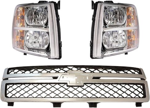 TRQ Lighting Kit GM1200639 GM2502280 GM2503280 Compatible with 2011-2014 Chevrolet Silverado 2500 HD Silverado 3500 HD in Saudi Arabia