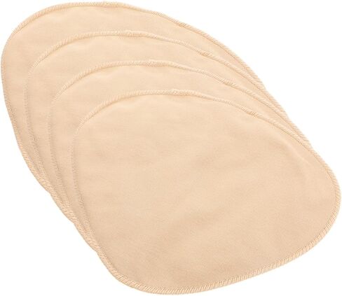BESPORTBLE 4Pcs Protective Cover Sleeves for Breast Forms Soft Inserts Khaki Pocket for Enhanced Comfort Confidence Lightweight Portable in Saudi Arabia