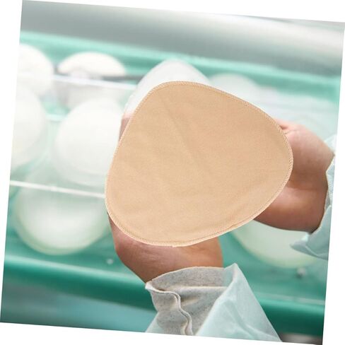 BESPORTBLE 4Pcs Protective Cover Sleeves for Breast Forms Soft Inserts Khaki Pocket for Enhanced Comfort Confidence Lightweight Portable in Saudi Arabia