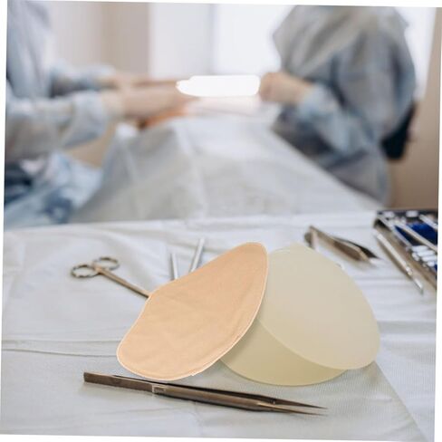 BESPORTBLE 4Pcs Protective Cover Sleeves for Breast Forms Soft Inserts Khaki Pocket for Enhanced Comfort Confidence Lightweight Portable in Saudi Arabia