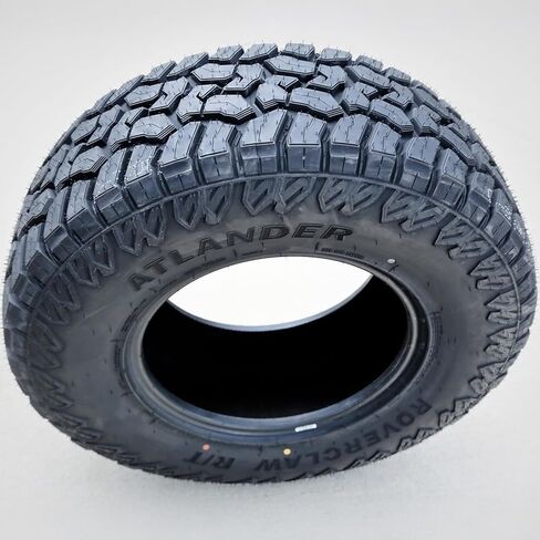Set of 4 (FOUR) Atlander Roverclaw R/T All-Terrain Mud Off-Road Light Truck Radial Tires-33X12.50R17LT 33X12.50X17 33X12.50-17 120Q Load Range E LRE 10-Ply RBL Raised Black Letters in Saudi Arabia