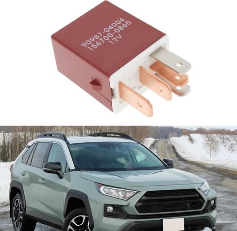 2 قطعة 5Pin مرحل 90987-04004 156700-0860 12 فولت 40A متوافق مع تويوتا سيينا متوافق مع Rav4 in Saudi Arabia
