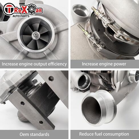 8C3Z-6K682-AARM Turbo Diesel High & Low Pressure Turbocharger for 2008-2010 Ford F250 F350 F450 F550 6.4L Powerstroke 1848300C92 179515 179523 in Kuwait