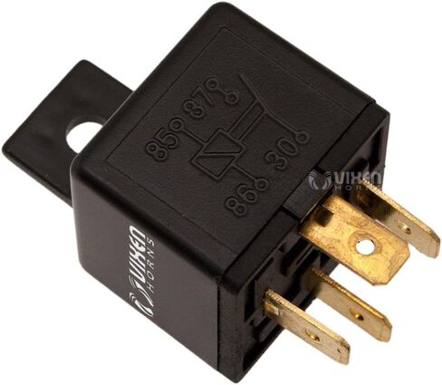 Vixen Horns 4-PIN Relay 40A/12V for Horns/Compressors/Alarms/Fog Light - Bundle of Three relays VXA7449-3 in Saudi Arabia