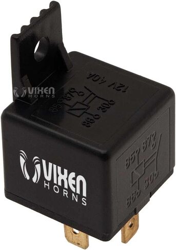 Vixen Horns 4-PIN Relay 40A/12V for Horns/Compressors/Alarms/Fog Light - Bundle of Three relays VXA7449-3 in Saudi Arabia