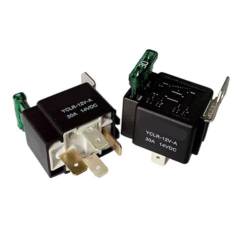 Car Relay with Fuse DC 24V 4-pin Normally Open 30A Modified Headlight Horn Anti-Theft Device in Saudi Arabia