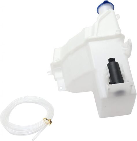 Washer Reservoir With Cap and Pump Compatible For Hyundai Elantra 2017 2018 USA Built Vehicle, From 2-11-16 Direct Replacement 98610F3000,98623A2000 HY1288145 in Saudi Arabia