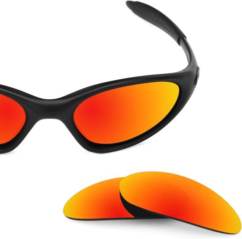 Revant Replacement Lenses for Oakley Minute 1.0 Sunglasses - Non-Polarized Mirrored Fire Red in Saudi Arabia