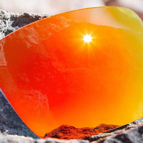 Revant Replacement Lenses for Oakley Minute 1.0 Sunglasses - Non-Polarized Mirrored Fire Red in Saudi Arabia