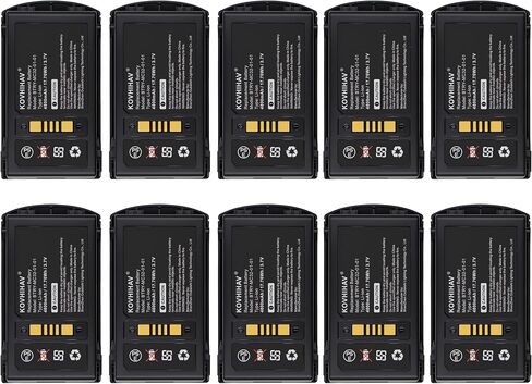 بطارية الماسح الضوئي من سلسلة MC3300 MC3200 متوافقة مع BTRY-MC32-01-01 BTRY-MC32-52MA-01 BTRY-MC33-52MA-01 82-000012-01 10 عبوات in Saudi Arabia