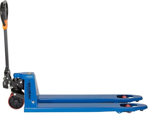 Global Industrial High Capacity Narrow Aisle Pallet Jack, 18" W x 48" L Forks, 5500 lb. Capacity, Manual Duty Pallet Truck for Warehouse, Manufacturing and Retail in Saudi Arabia