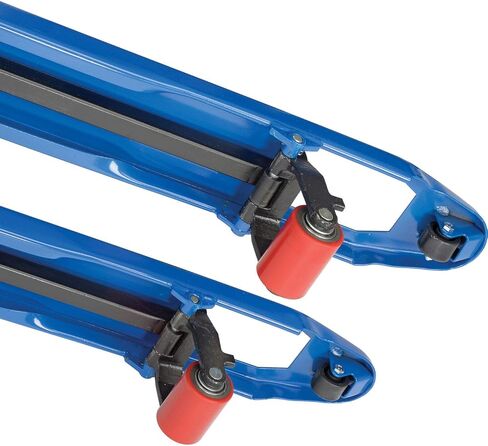 Global Industrial High Capacity Narrow Aisle Pallet Jack, 18" W x 48" L Forks, 5500 lb. Capacity, Manual Duty Pallet Truck for Warehouse, Manufacturing and Retail in Saudi Arabia