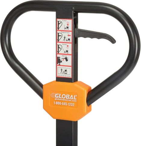 Global Industrial High Capacity Narrow Aisle Pallet Jack, 18" W x 48" L Forks, 5500 lb. Capacity, Manual Duty Pallet Truck for Warehouse, Manufacturing and Retail in Saudi Arabia