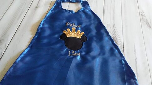 عيد الميلاد الأول والثاني والثالث ميكي بيبي الملك أو الأمير ميكي رداء التاج الذهبي الأزرق الملكي in Kuwait