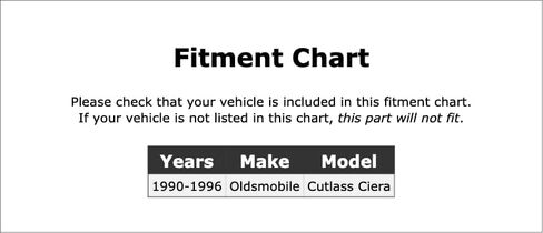موصل تبديل دورة القابض A/C متوافق مع Oldsmobile Cutlass Ciera 1996 1995 1994 1993 1992 1991 1990 P-4900646 in Kuwait