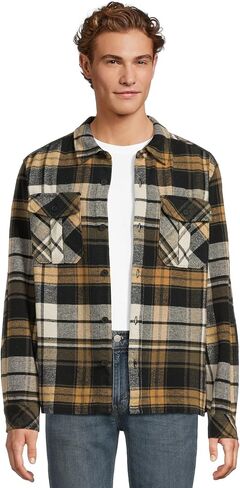 Hurley Men's Santa Cruz Seaside Flannal Long Sleeve in Saudi Arabia