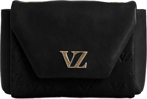 حقائب يد من الجلد المحبب بالكامل من VELEZ للنساء، حقيبة كتف مصممة على شكل حقيبة كروس in Kuwait