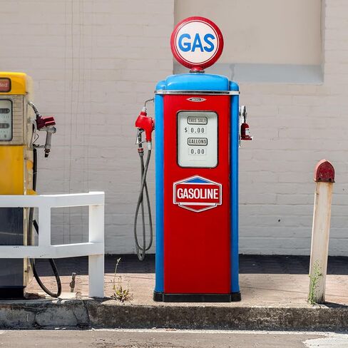 5.3 ft Gas Pump Cardboard Stand-up Cutout Life-Size Race Car Theme Party Decoration Gas Station Backdrop Photo Props Stand up Cardboard for Party Supply in Saudi Arabia