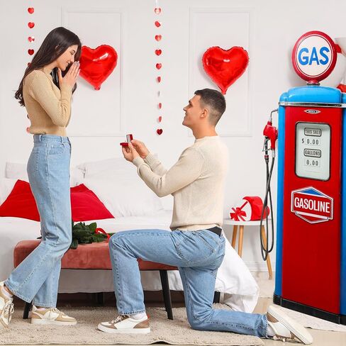 5.3 ft Gas Pump Cardboard Stand-up Cutout Life-Size Race Car Theme Party Decoration Gas Station Backdrop Photo Props Stand up Cardboard for Party Supply in Saudi Arabia