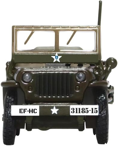 أكسفورد دييكاست 76WMB003 ويليز MB الجيش الأمريكي - نموذج دييكاست عسكري بمقياس 1:76 - نسخة طبق الأصل من الحرب العالمية الثانية لهواة الجمع ونماذج السكك الحديدية in Kuwait