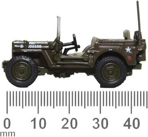 أكسفورد دييكاست 76WMB003 ويليز MB الجيش الأمريكي - نموذج دييكاست عسكري بمقياس 1:76 - نسخة طبق الأصل من الحرب العالمية الثانية لهواة الجمع ونماذج السكك الحديدية in Kuwait