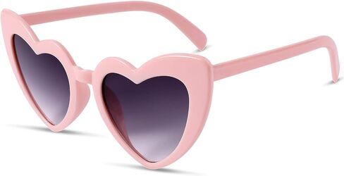 Heart Shaped Sunglasses for Women – Vintage Love Retro Polarized UV400 Protection Wedding Bride Shades in Saudi Arabia
