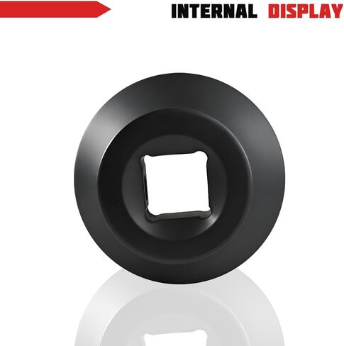 Car 1/2" Drive x 36mm Impact Socket, 6 Point Deep Impact Axle Nut Socket for Easy Removal of Axle Shaft Nut, 6 PT Hex Anti-Rust 1/2-inch Drive Repair Tool, Universal for Vehicles in Saudi Arabia