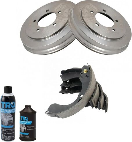 Rear Brake Shoe & Drum Kit Compatible with 2007-2009 Chrysler Sebring 2008-2009 Dodge Avenger 2007-2012 Caliber 2008-2014 Jeep Compass Patriot in Saudi Arabia