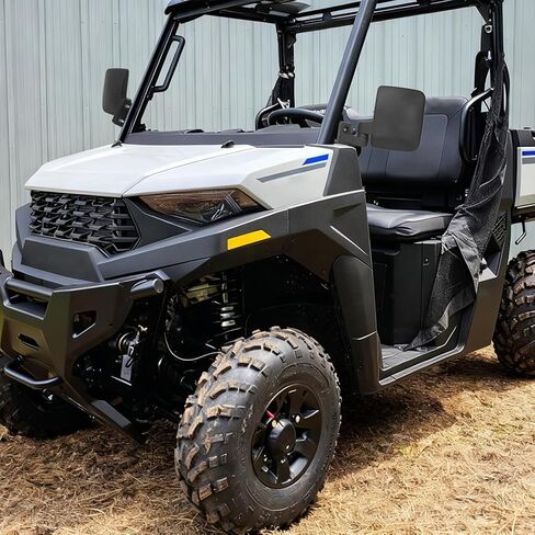 مرايا الرؤية الخلفية UTV جنبًا إلى جنب مع مرايا الرؤية الخلفية المتوافقة مع Polaris Ranger 500 570 900 2013-2023، غير مناسبة لقفص لف الأنبوب المستدير، على شكل Z in Kuwait