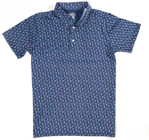 ChalkTalkSPORTS Lacrosse Short Sleeve Polo Shirts - Mens Lacrosse Performance Sport Polo - Youth & Adult Sizes in Saudi Arabia