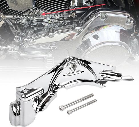 أغطية جانبية لقاعدة أسطوانة الكروم متوافقة مع 2007-2016 Harley Electra Glide Road Glide Road King Street Glide Trike 2006-2017 Dyna Fat Bob Street Bob Wide Glide in Saudi Arabia