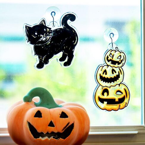 حزمة إعادة تعبئة Horizon Group USA Made by Me Animal Suncatcher 12 قطعة، متعددة الألوان، مقاس واحد in Kuwait