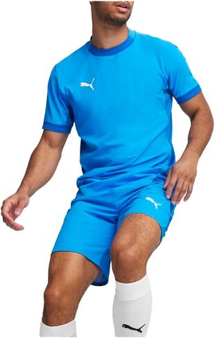 PUMA Mens Teamfinal Crew Neck Short Sleeve Jersey Soccer Cleats - Red in Saudi Arabia