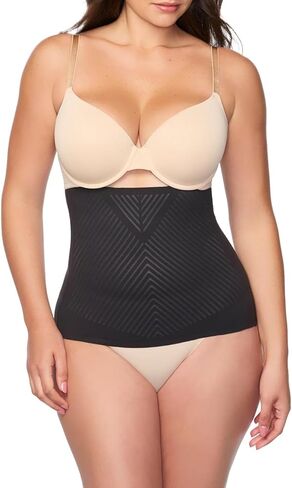 Miraclesuit TC Fine Intimates Iconic Core Step-In Waist Cincher - 4954 (Black, Medium) in Saudi Arabia