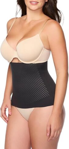 Miraclesuit TC Fine Intimates Iconic Core Step-In Waist Cincher - 4954 (Black, Medium) in Saudi Arabia