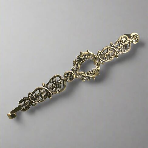 Bronze Victorian Wreath Hanger with Heart - Set of 2 in Saudi Arabia